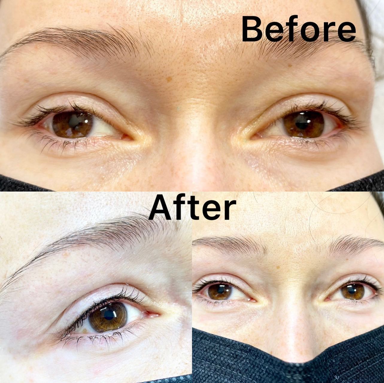 permanent lower lash right after