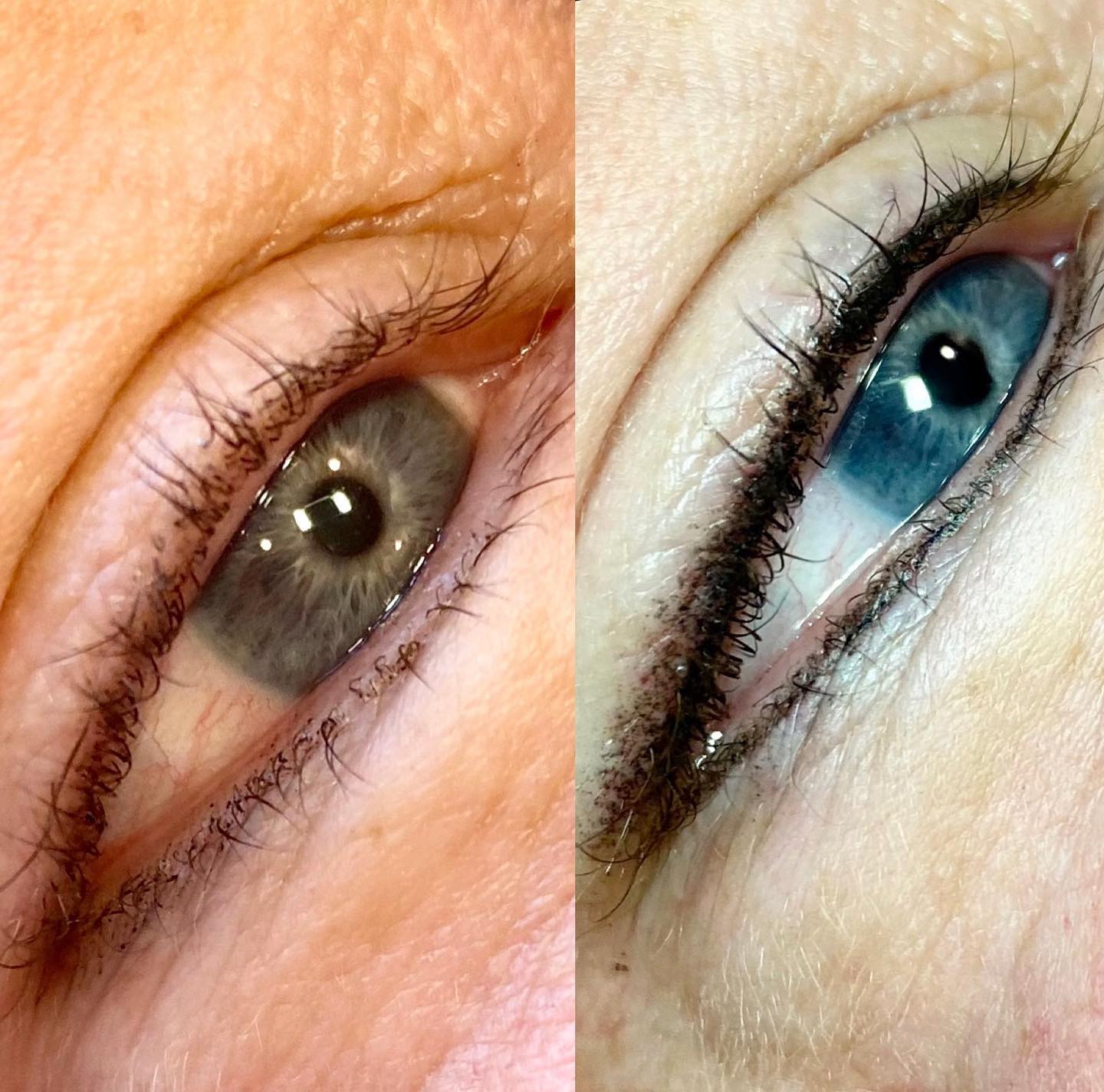 permanent lower lash right after